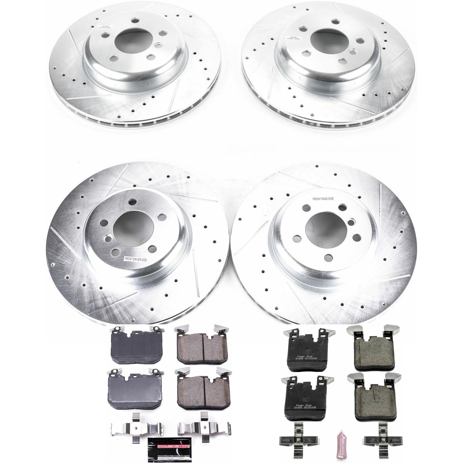 PowerStop Front & Rear Z23 Evolution Sport Brake Kit | BMW 335i (12-15) (K7436)