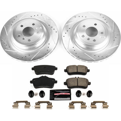 PowerStop Rear Z23 Evolution Sport Brake Kit | Mercedes-Benz GLE300d (16) (K7438)