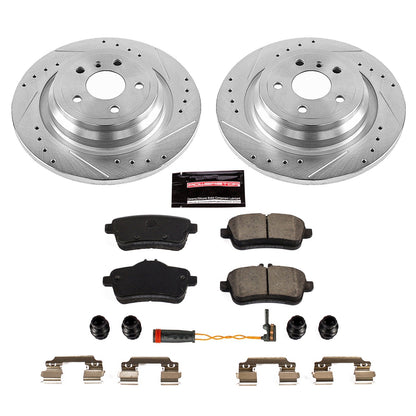 PowerStop Rear Z23 Evolution Sport Brake Kit | Mercedes-Benz GLE300d (16) (K7440)