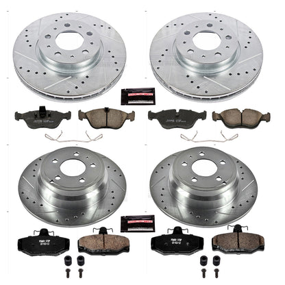 PowerStop Front & Rear Z23 Evolution Sport Brake Kit | Volvo 850 (97) (K7498)