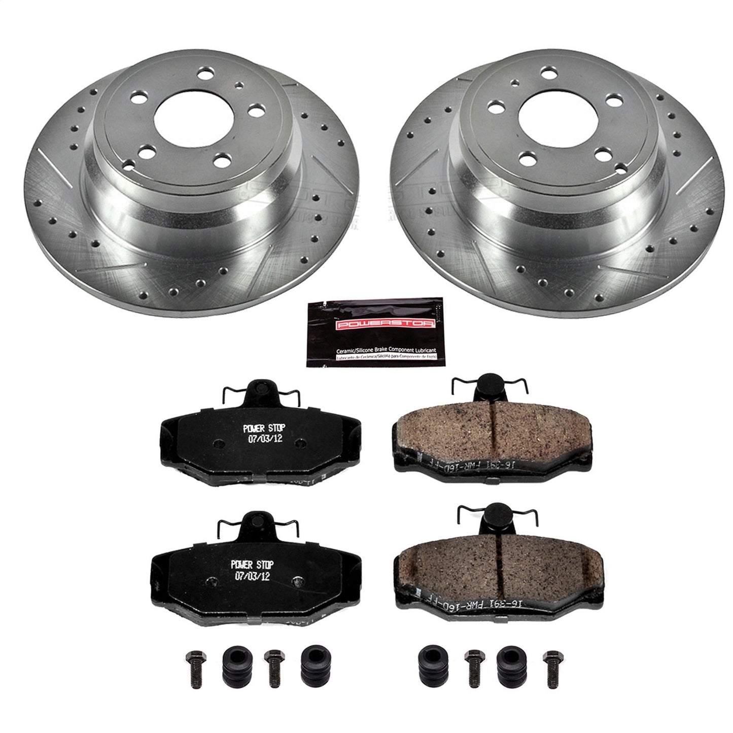 PowerStop Rear Z23 Evolution Sport Brake Kit | Volvo 850 (97) (K7499)