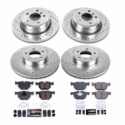 PowerStop Front & Rear Z23 Evolution Sport Brake Kit | BMW X5 (16-18) (K7500)