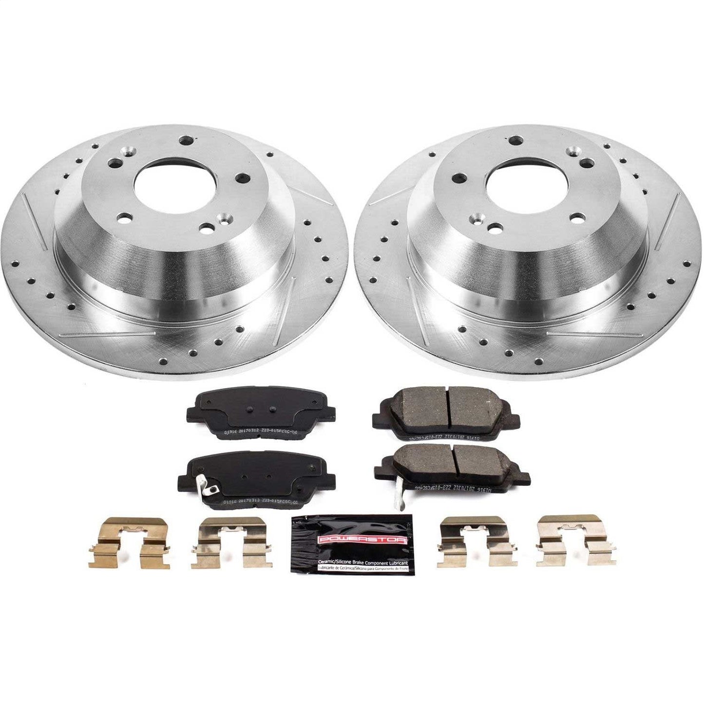 PowerStop Rear Z23 Evolution Sport Brake Kit | Hyundai Santa Fe (10-18) (K7507)