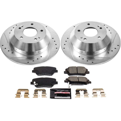 PowerStop Rear Z23 Evolution Sport Brake Kit | Hyundai Santa Fe (10-18) (K7507)