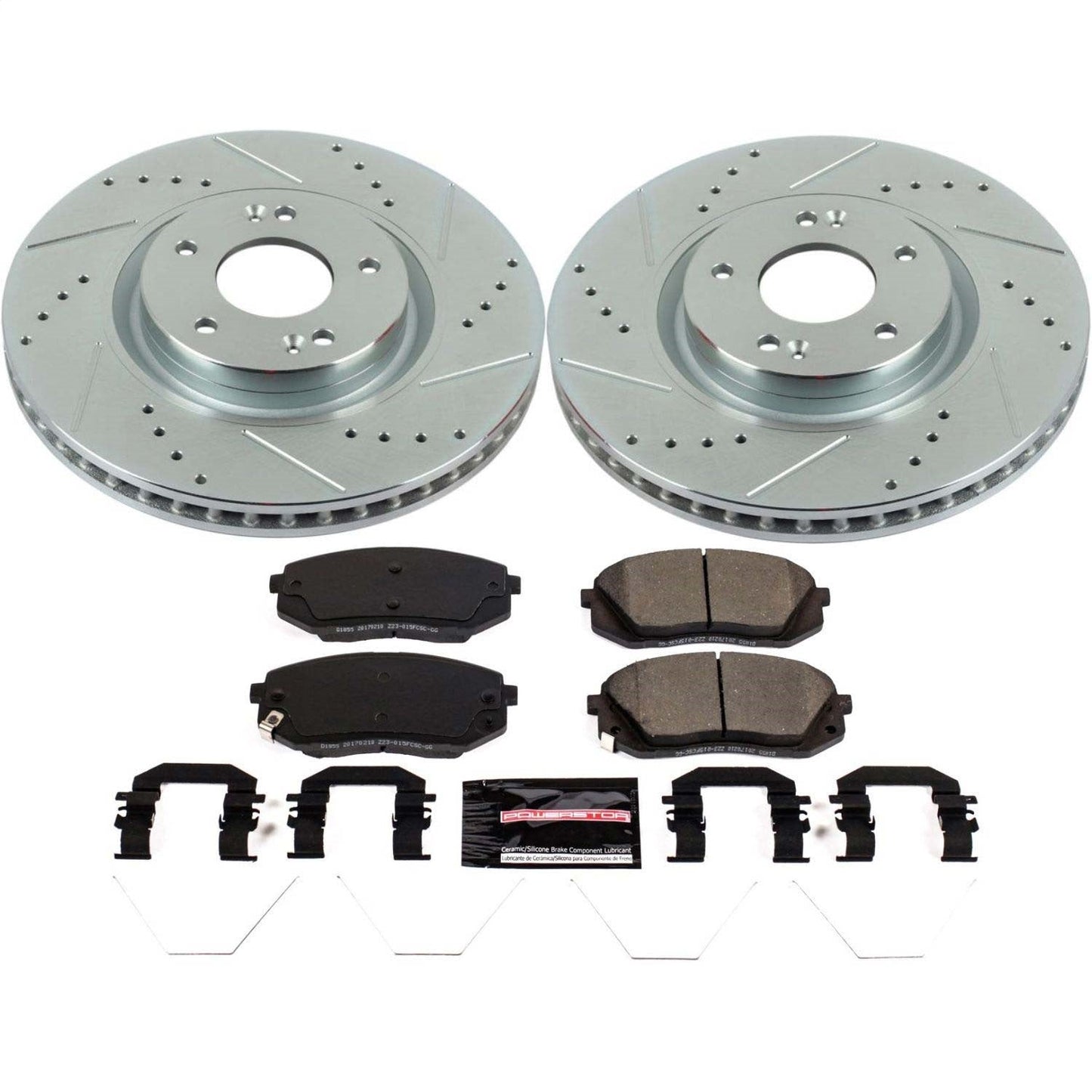 PowerStop Z23 Evolution Sport Front Brake Kit | Hyundai Sonata (17-19) (K7509)