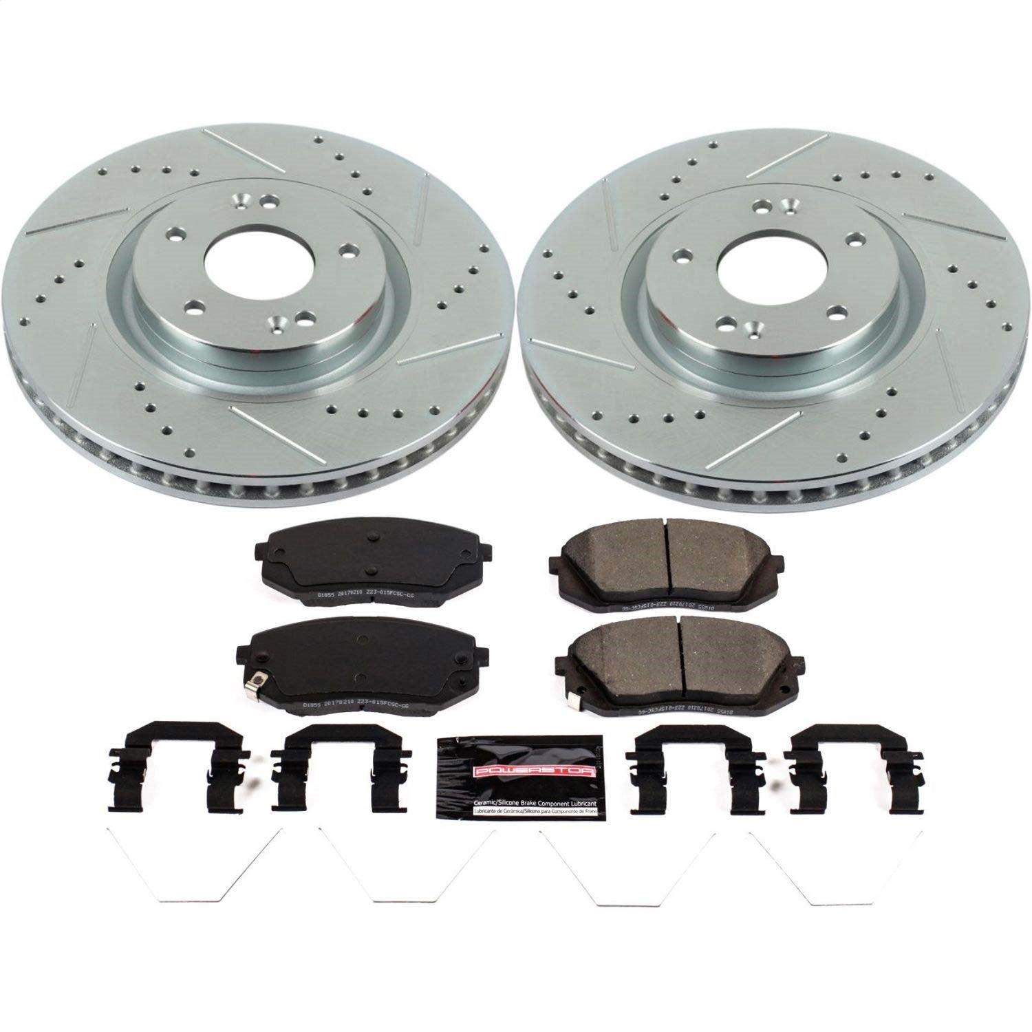 PowerStop Z23 Evolution Sport Front Brake Kit | Hyundai Sonata (17-19) (K7509)