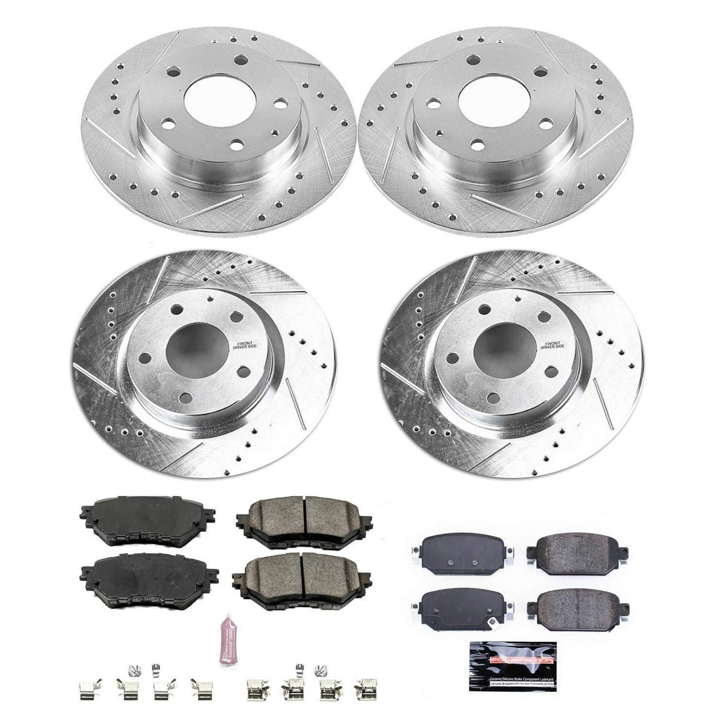 PowerStop Front & Rear Z23 Evolution Sport Brake Kit | Mazda 3 (17-18) (K7518)