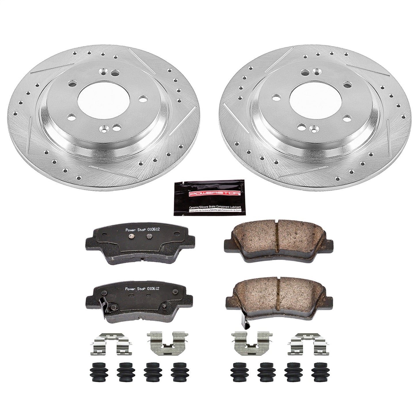 PowerStop Rear Z23 Evolution Sport Brake Kit | Hyundai Elantra GT (18-19) (K7524)
