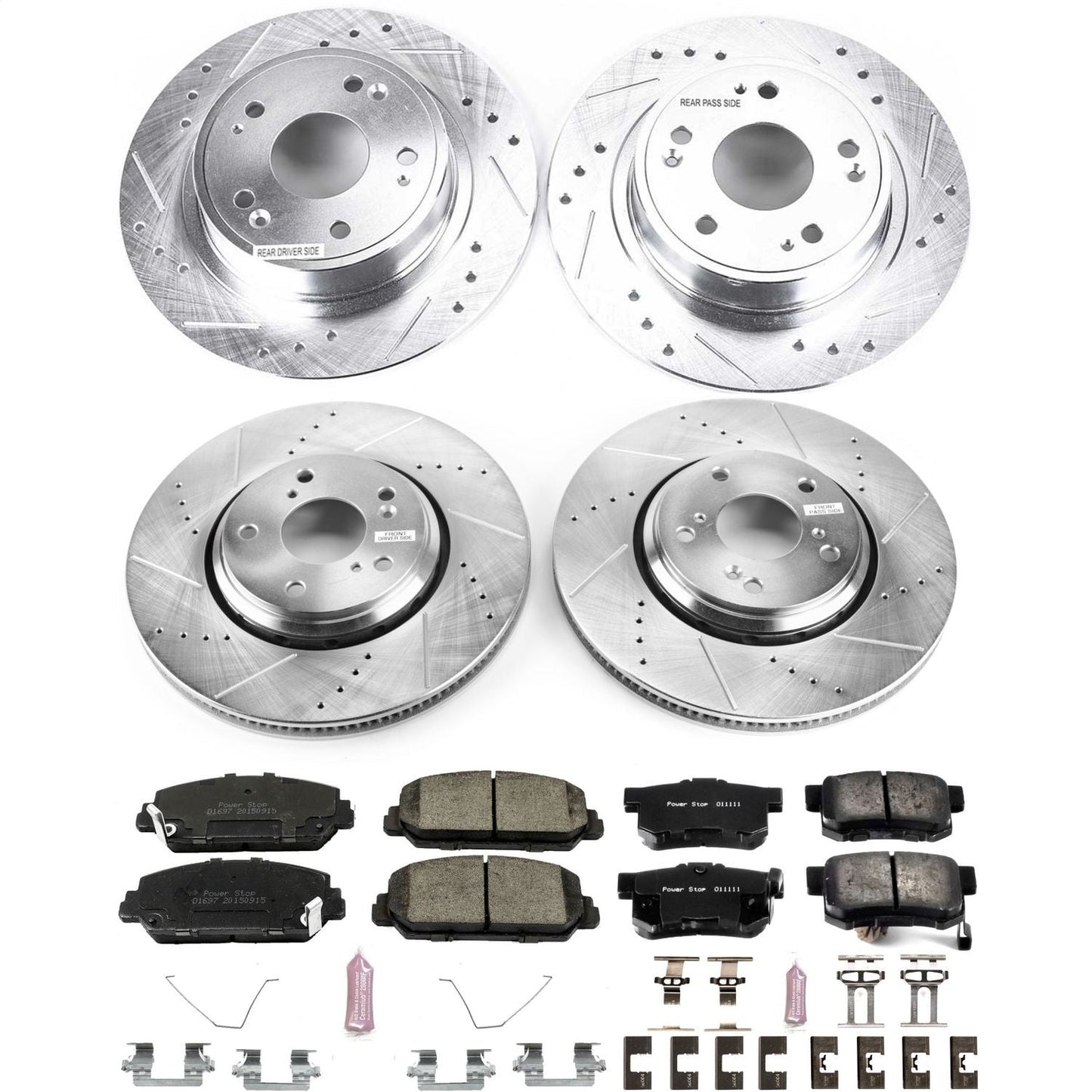 PowerStop Z23 Evolution Sport Front & Rear Brake Kit | Acura ILX (17-18) (K7529)