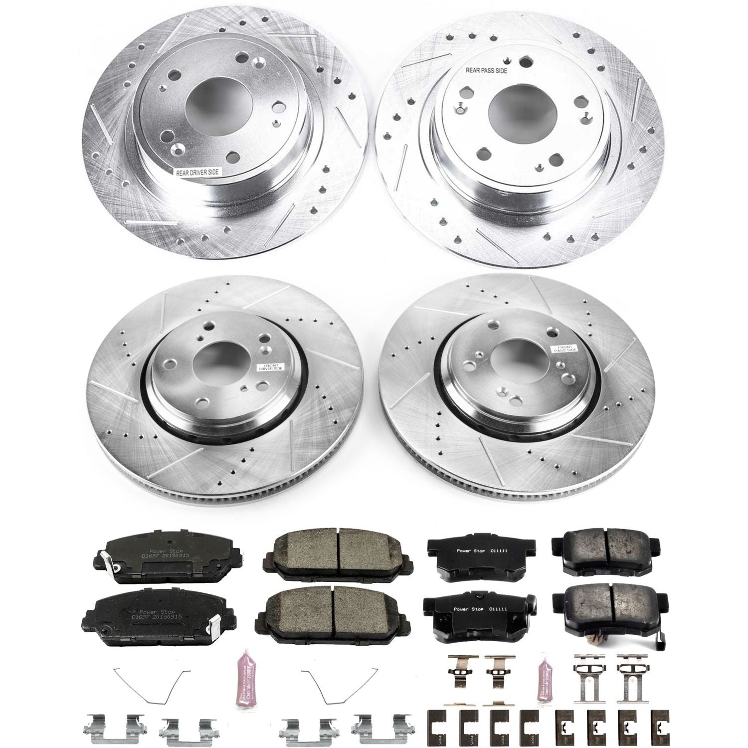 PowerStop Z23 Evolution Sport Front & Rear Brake Kit | Acura ILX (17-18) (K7529)