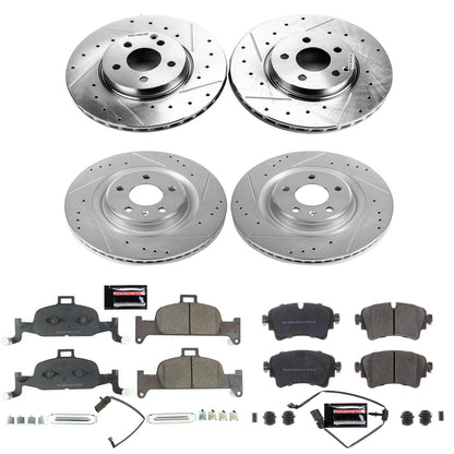 PowerStop Front & Rear Z23 Evolution Sport Brake Kit | Audi A4 (17-18) (K7531)