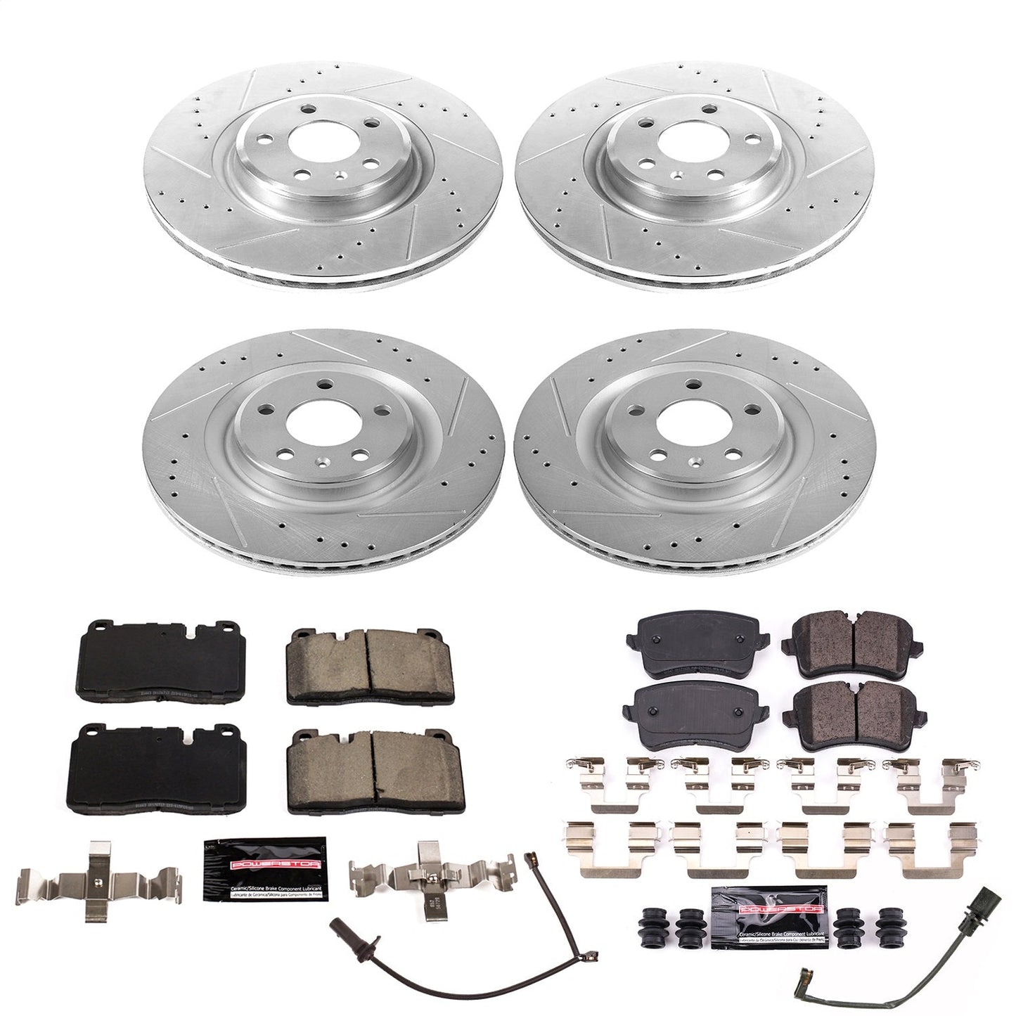 PowerStop Front & Rear Z23 Evolution Sport Brake Kit | Audi A6 (17-18) (K7532)