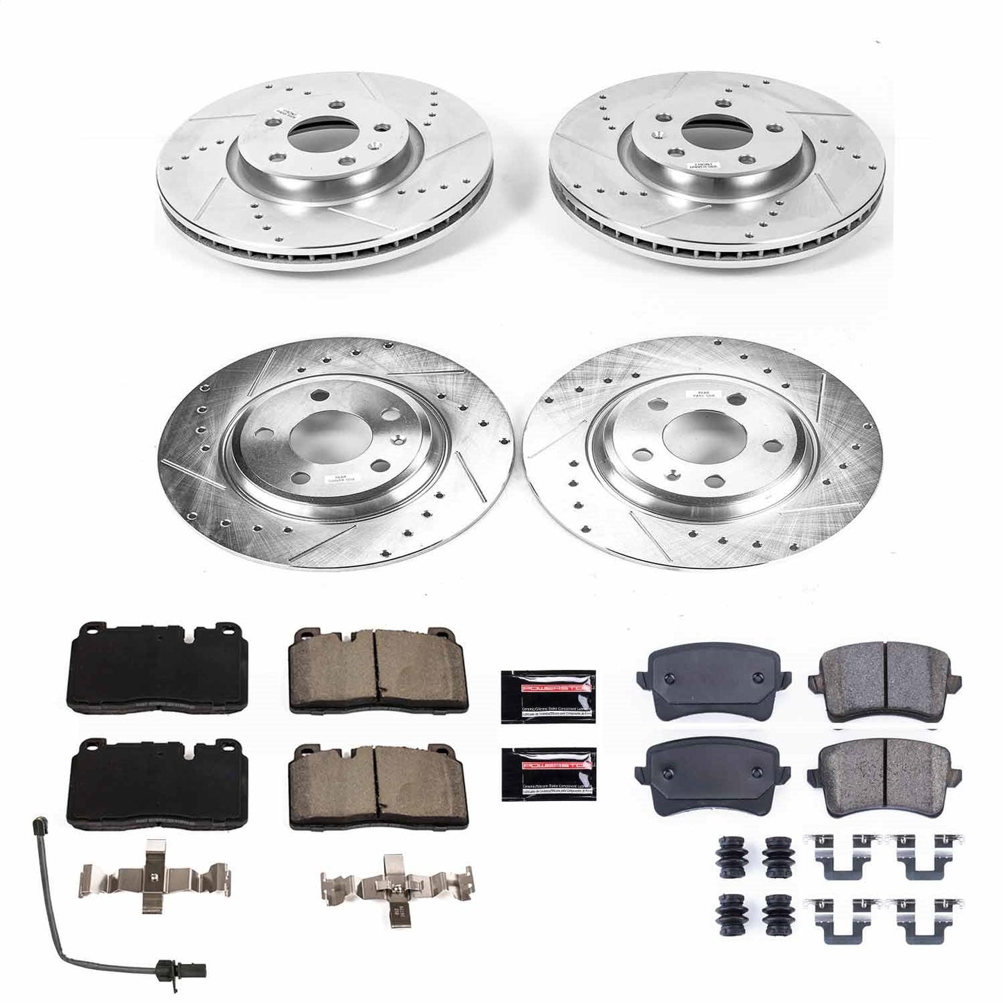 PowerStop Z23 Evolution Sport Front & Rear Brake Kit | Audi Q5 (14-17) (K7538)