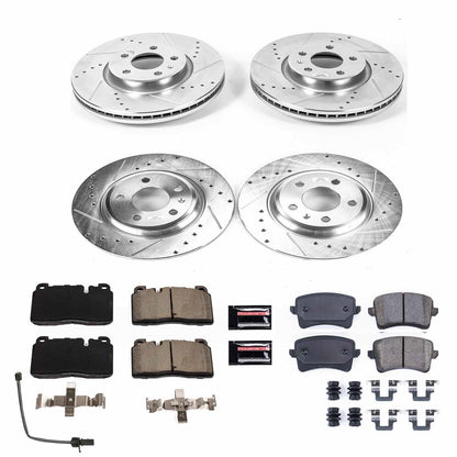 PowerStop Z23 Evolution Sport Front & Rear Brake Kit | Audi Q5 (14-17) (K7538)