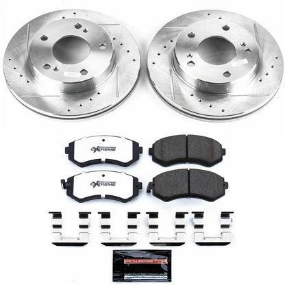 PowerStop Front Z26 Street Warrior Brake Kit | Nissan 240SX (94-96) (K754-26)