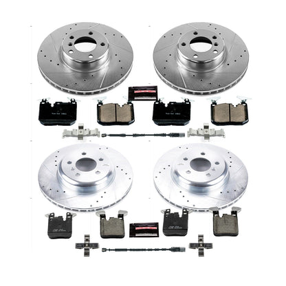 PowerStop Front & Rear Z23 Evolution Sport Brake Kit | BMW 320i xDrive (16-18) (K7547)