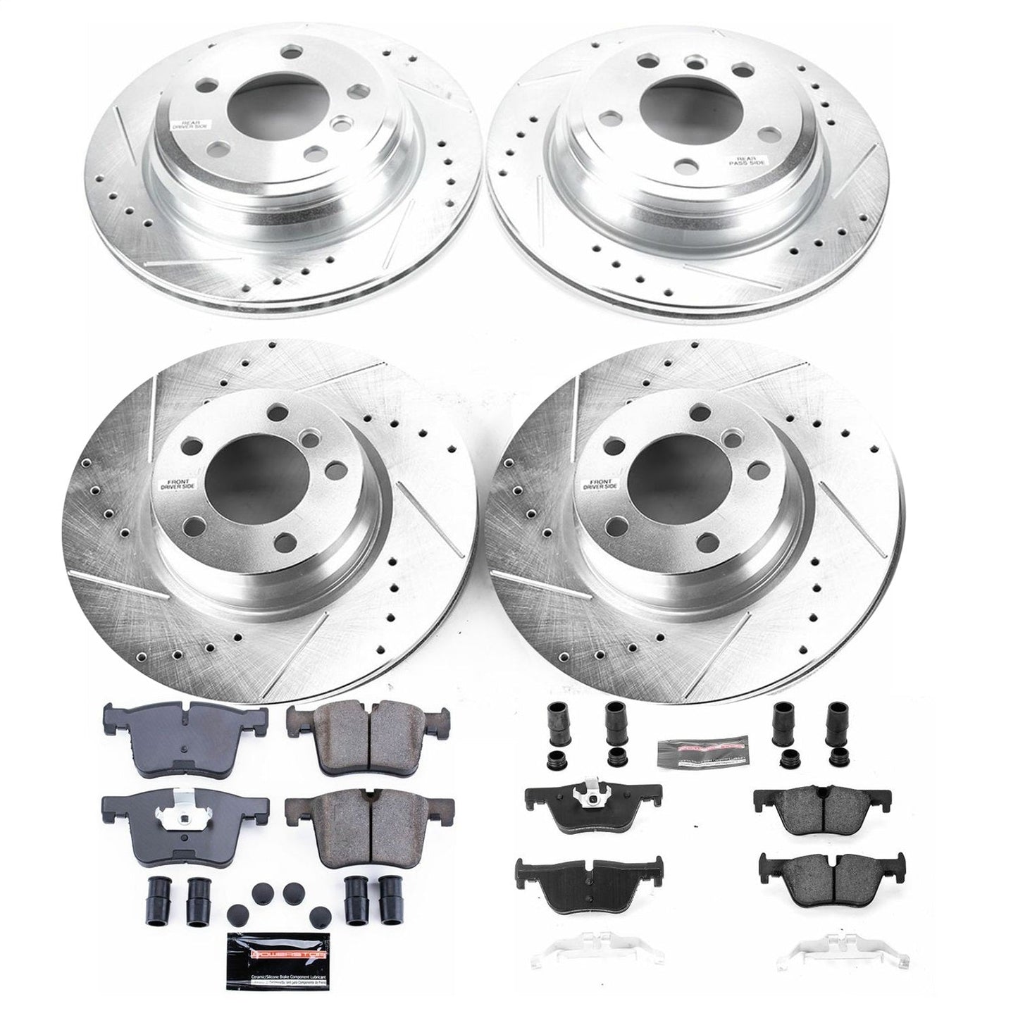 PowerStop Front & Rear Z23 Evolution Sport Brake Kit | BMW 328i xDrive (13-14) (K7548)