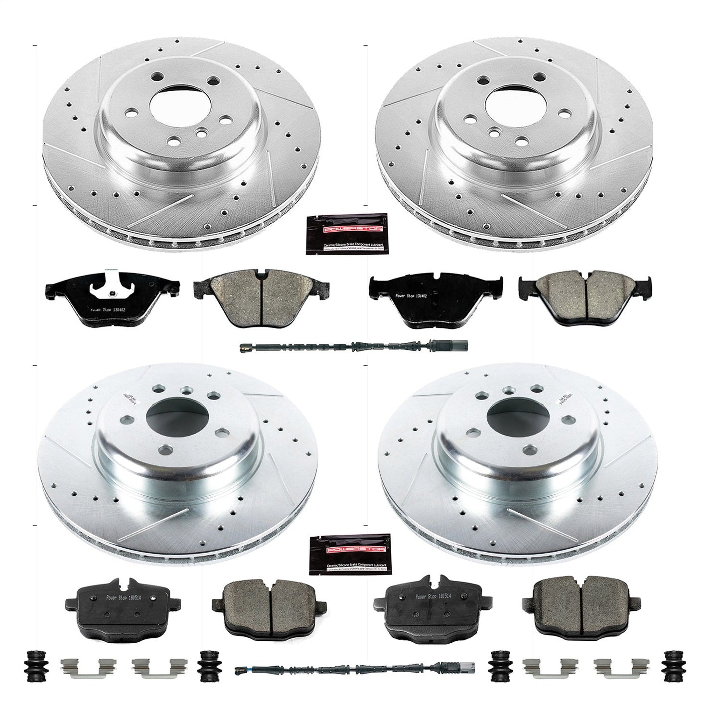 PowerStop Front & Rear Z23 Evolution Sport Brake Kit | BMW 640i (12-16) (K7552)