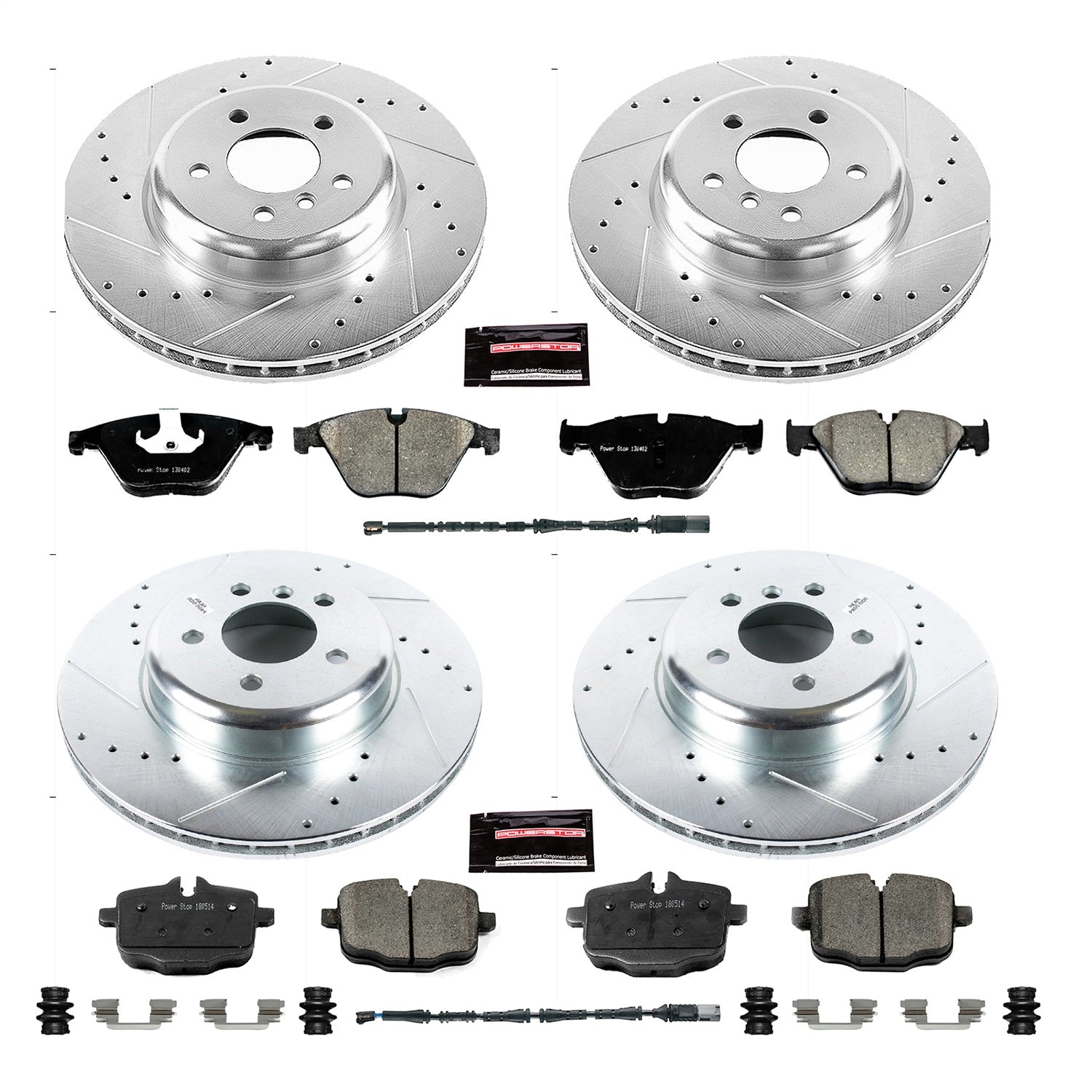PowerStop Front & Rear Z23 Evolution Sport Brake Kit | BMW 640i (12-16) (K7552)