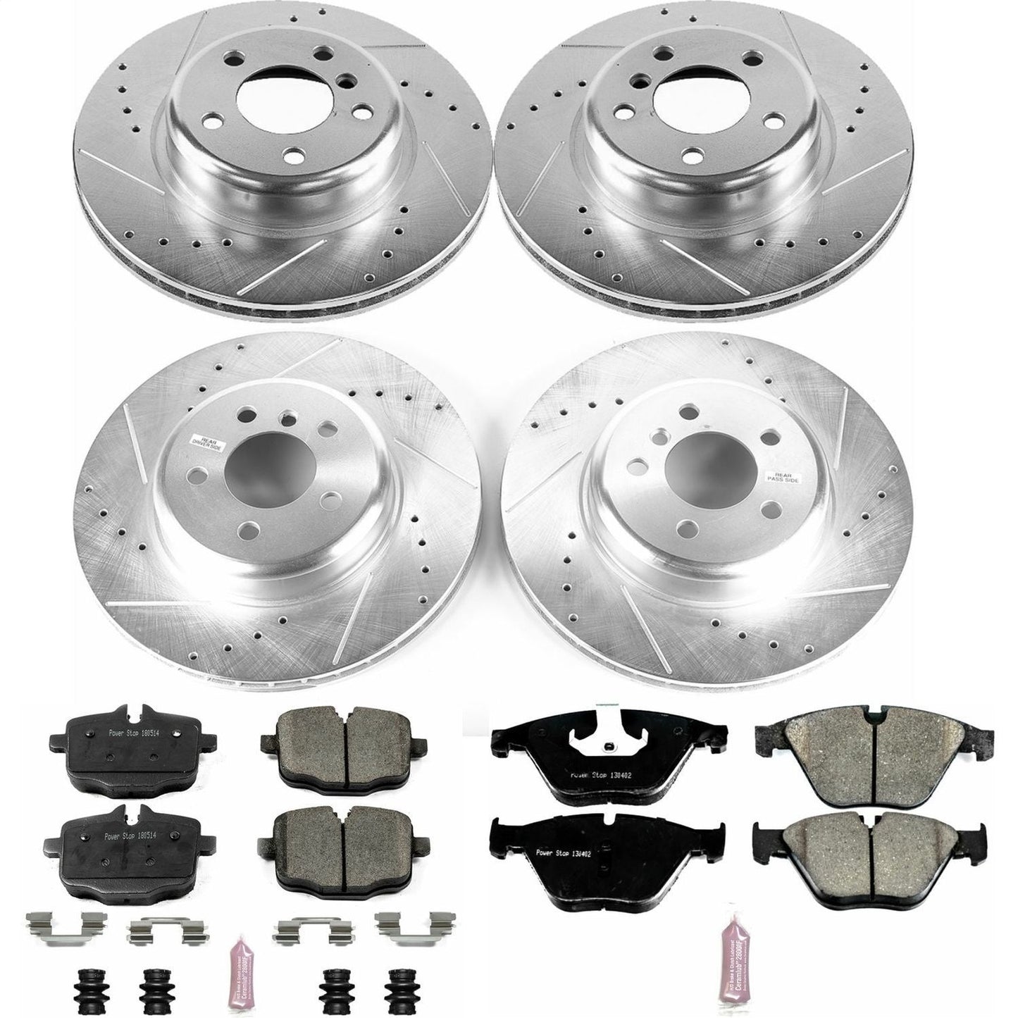 PowerStop Front & Rear Z23 Evolution Sport Brake Kit | BMW 640i (17-18) (K7554)