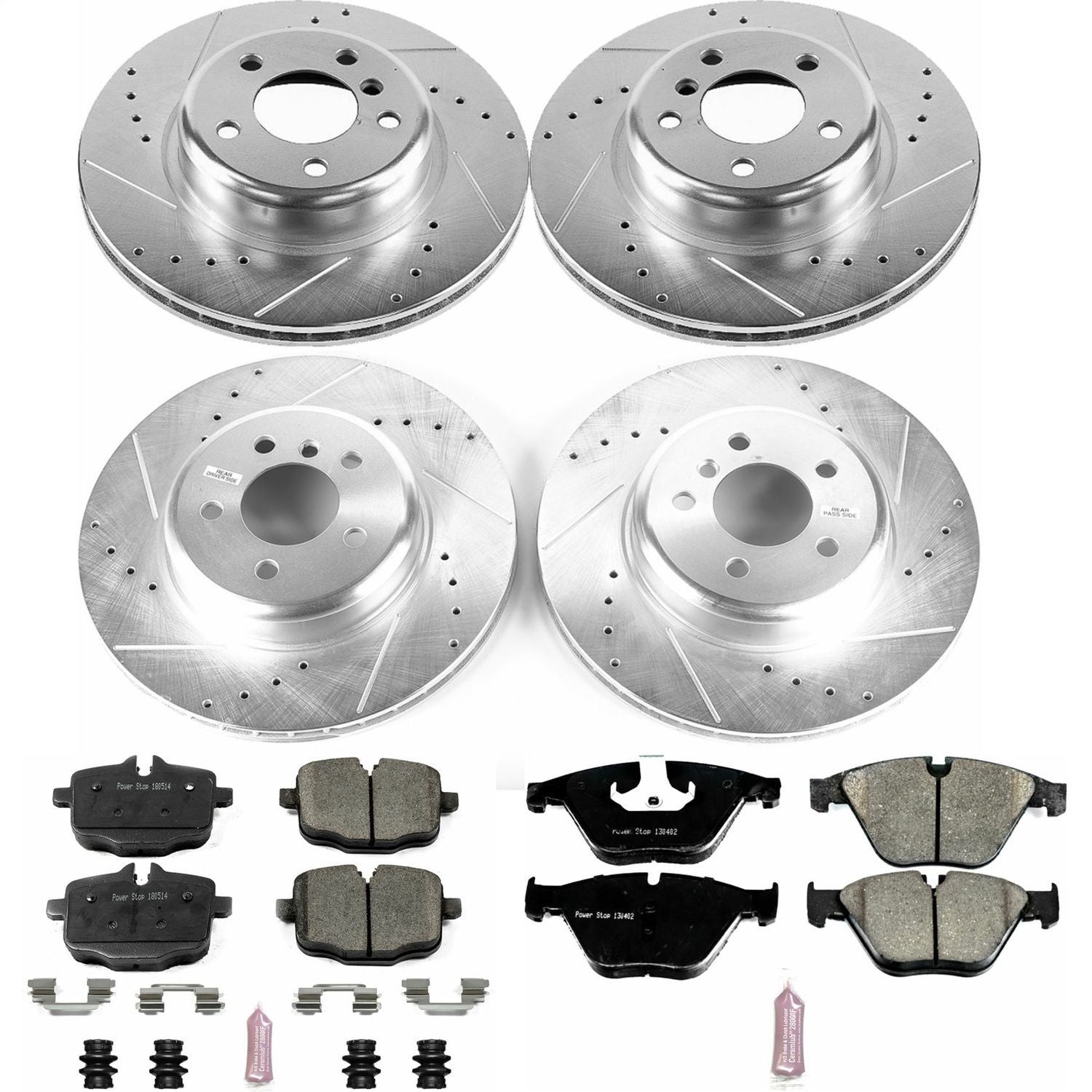PowerStop Front & Rear Z23 Evolution Sport Brake Kit | BMW 640i (17-18) (K7554)