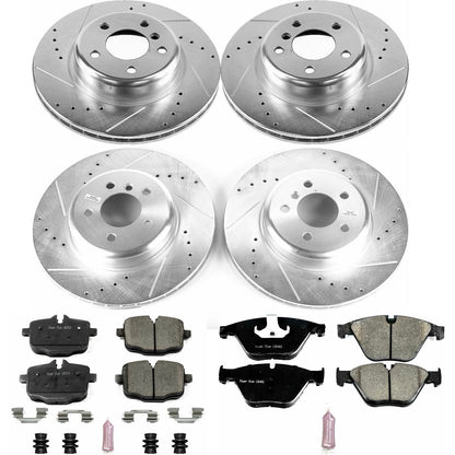 PowerStop Front & Rear Z23 Evolution Sport Brake Kit | BMW 640i (17-18) (K7554)