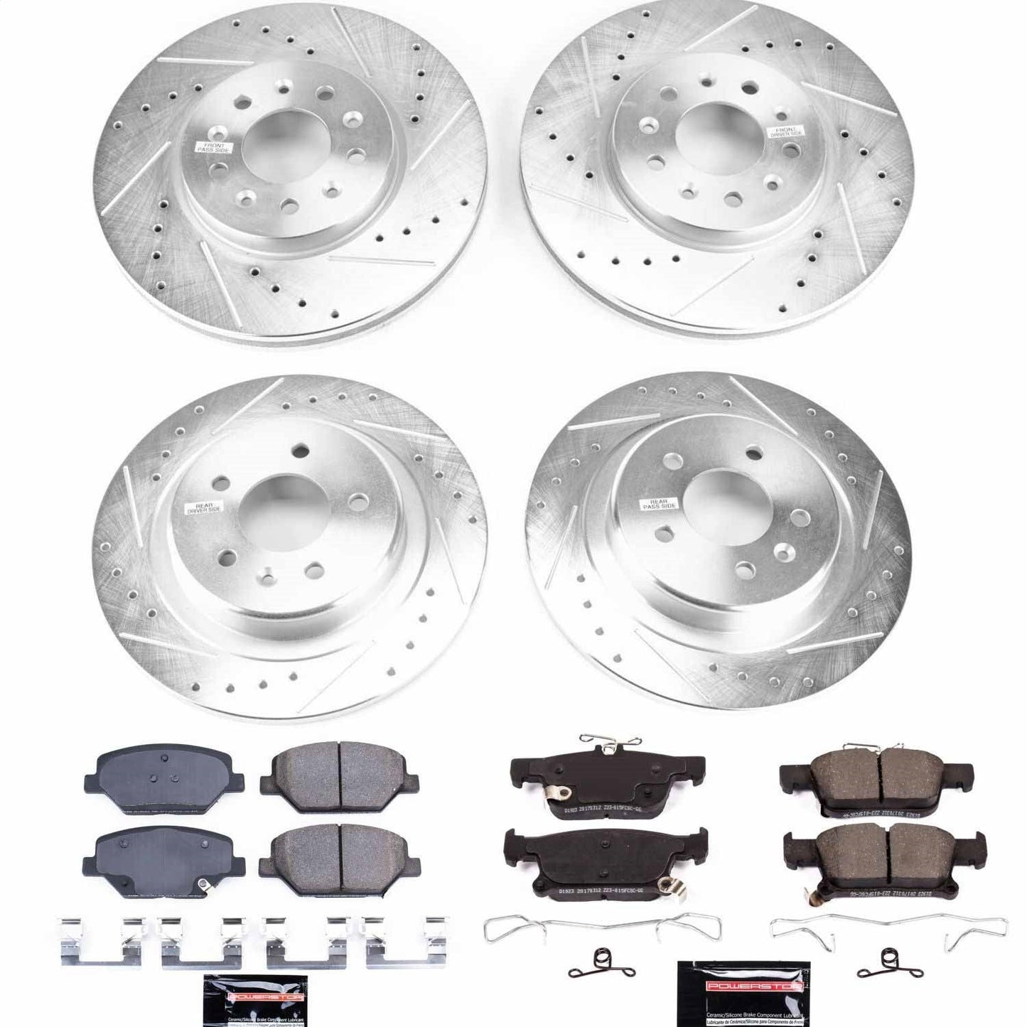 PowerStop Front & Rear Z23 Evolution Sport Brake Kit | Buick Envision (16-18) (K7556)