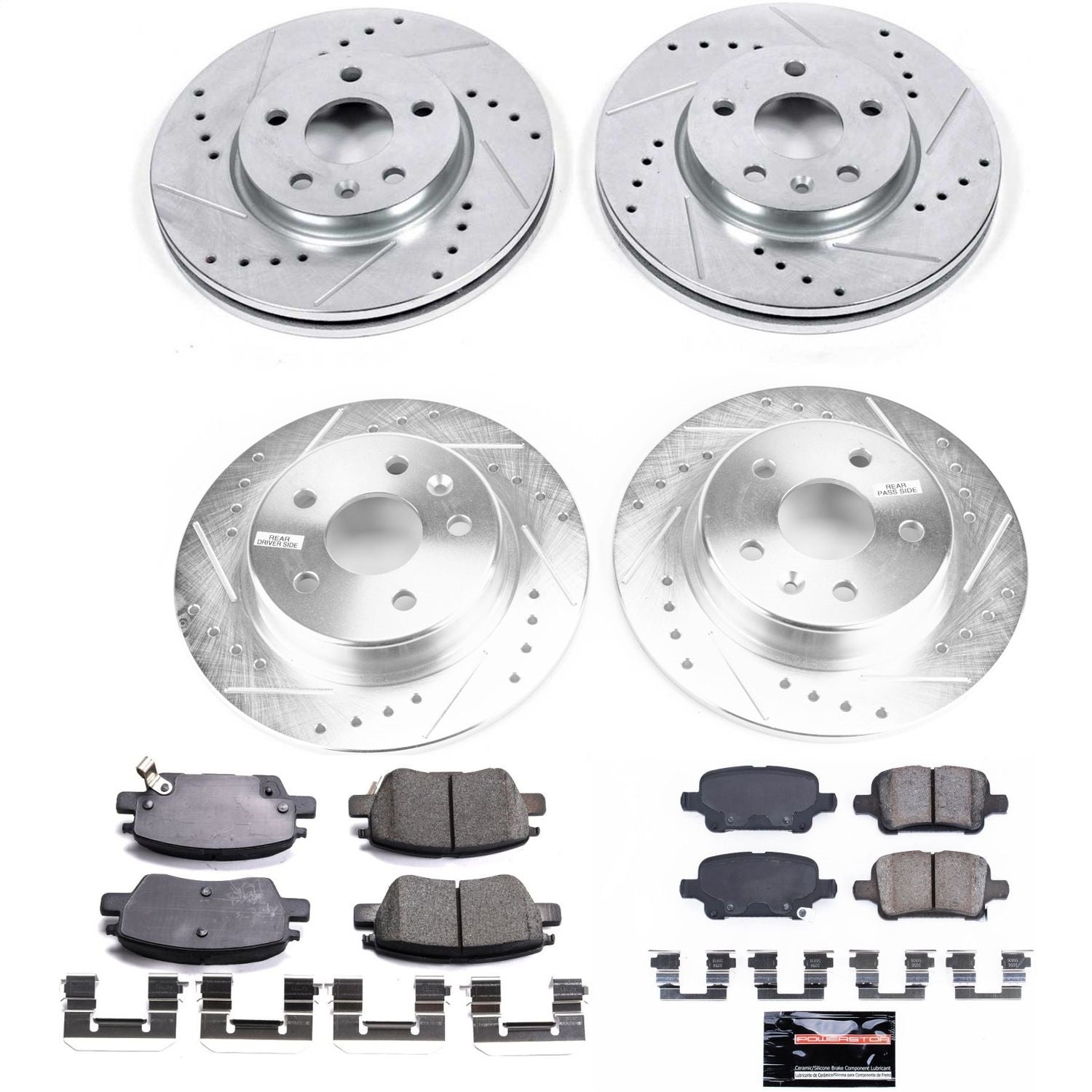 PowerStop Front & Rear Z23 Evolution Sport Brake Kit | Chevrolet Bolt EV (17-18) (K7561)