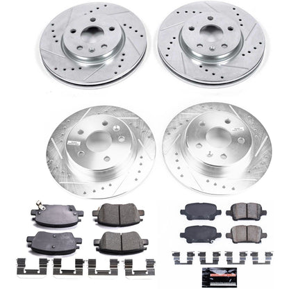 PowerStop Front & Rear Z23 Evolution Sport Brake Kit | Chevrolet Bolt EV (17-18) (K7561)
