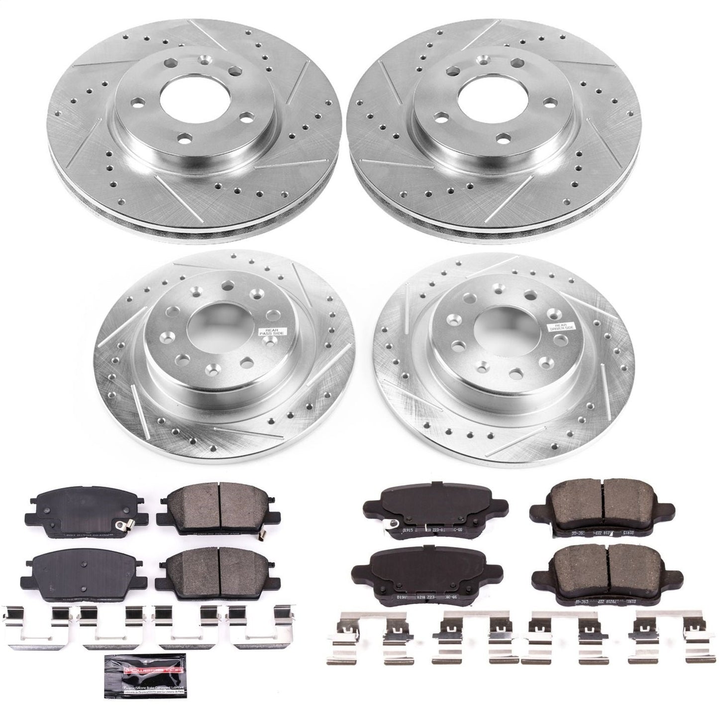 PowerStop Front & Rear Z23 Evolution Sport Brake Kit | Chevrolet Equinox (18) (K7564)