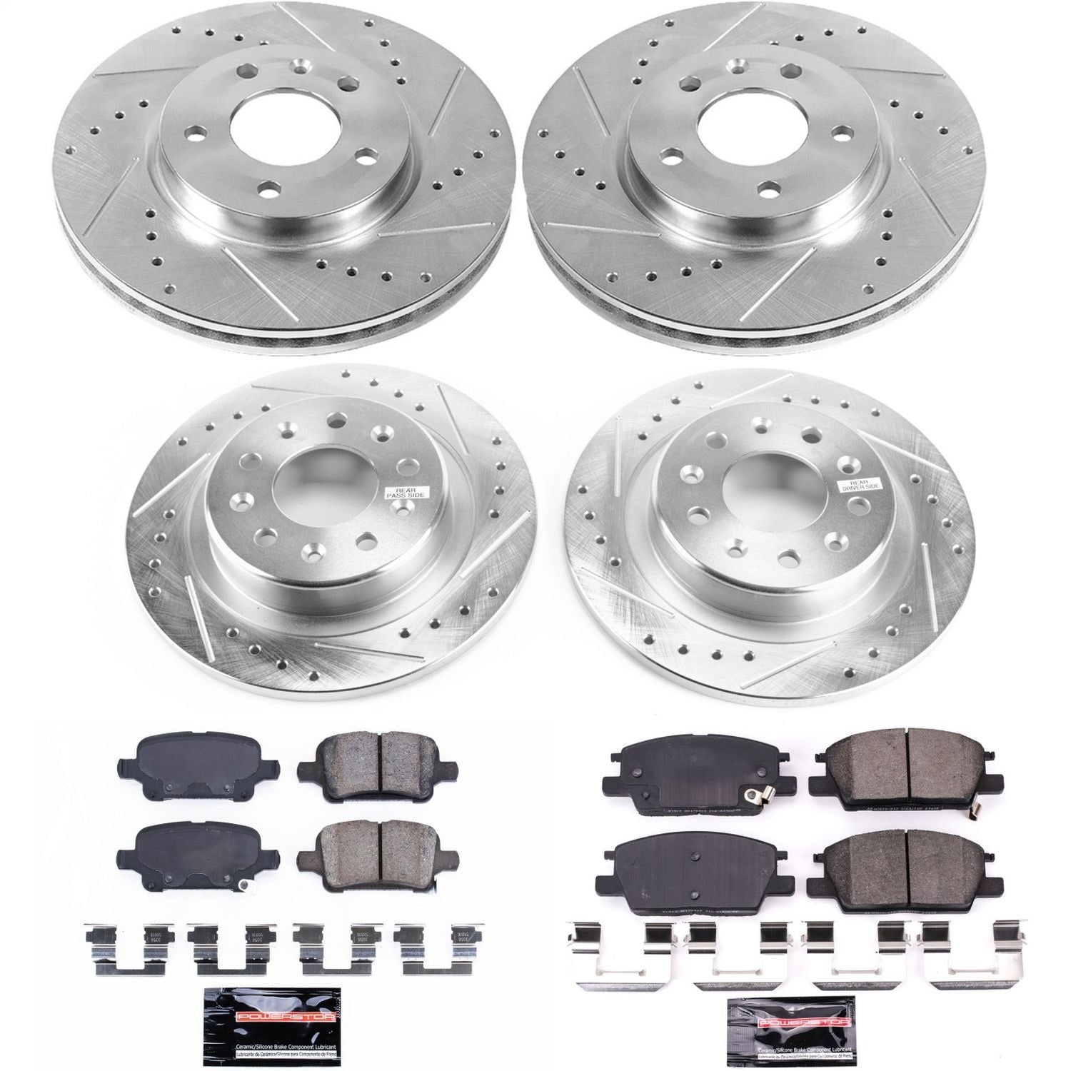 PowerStop Front & Rear Z23 Evolution Sport Brake Kit | Buick LaCrosse (18-19) (K7566)