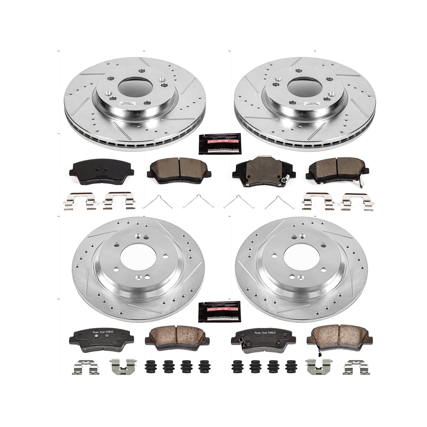 PowerStop Front & Rear Z23 Evolution Sport Brake Kit | Hyundai Elantra GT (18-19) (K7580)