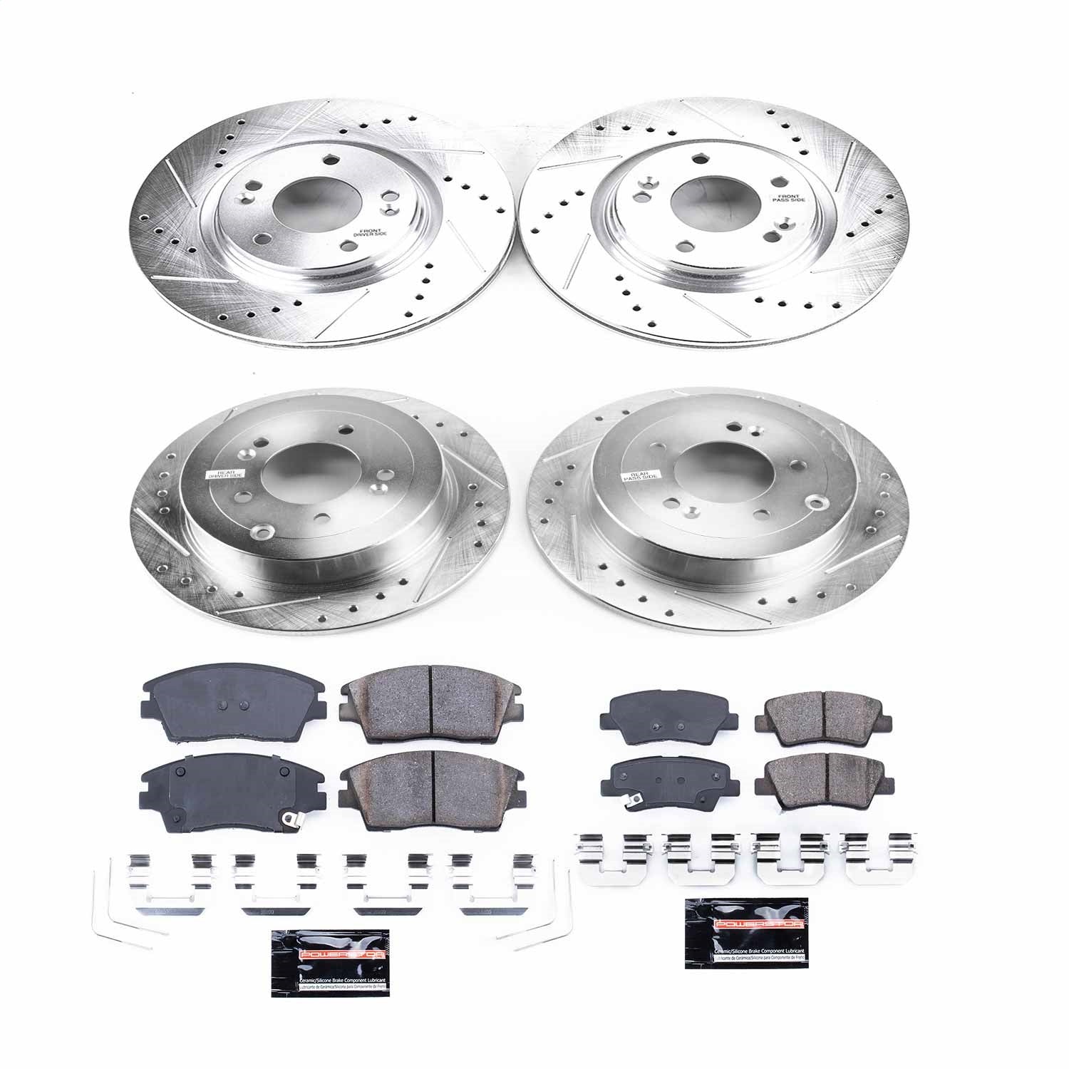 PowerStop Front & Rear Z23 Evolution Sport Brake Kit | Hyundai Tucson (16-18) (K7581)