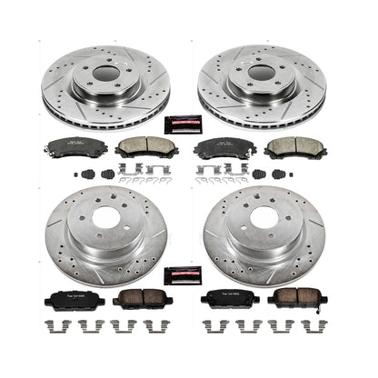 PowerStop Front & Rear Z23 Evolution Sport Brake Kit | Infiniti QX50 (16-17) (K7584)