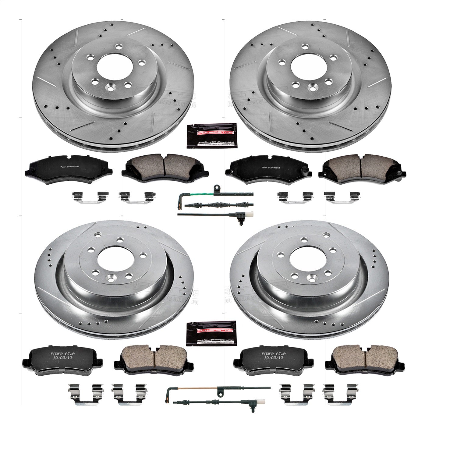 PowerStop Front & Rear Z23 Evolution Sport Brake Kit | Land Rover LR4 (11-16) (K7599)