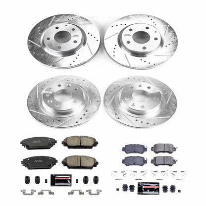 PowerStop Front & Rear Z23 Evolution Sport Brake Kit | Mazda CX-3 (16-18) (K7607)
