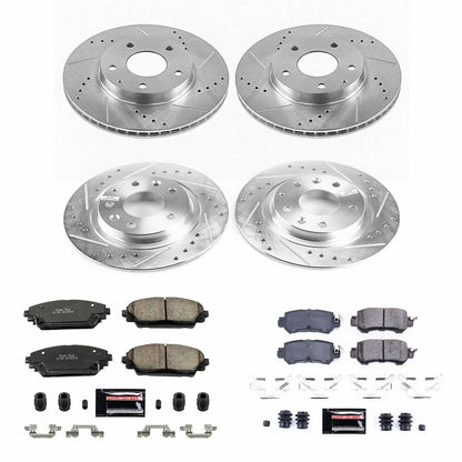 PowerStop Front & Rear Z23 Evolution Sport Brake Kit | Mazda CX-3 (16-18) (K7608)