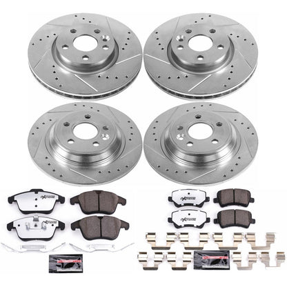 PowerStop Front & Rear Z36 Truck & Tow Brake Kit | Volvo S60 (15-18) (K7636-36)
