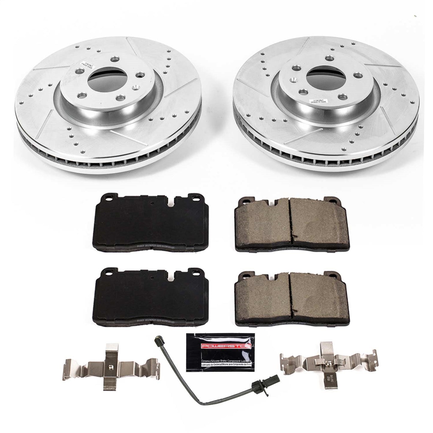 PowerStop Z23 Evolution Sport Front Brake Kit | Audi Q5 (14-17) (K7653)