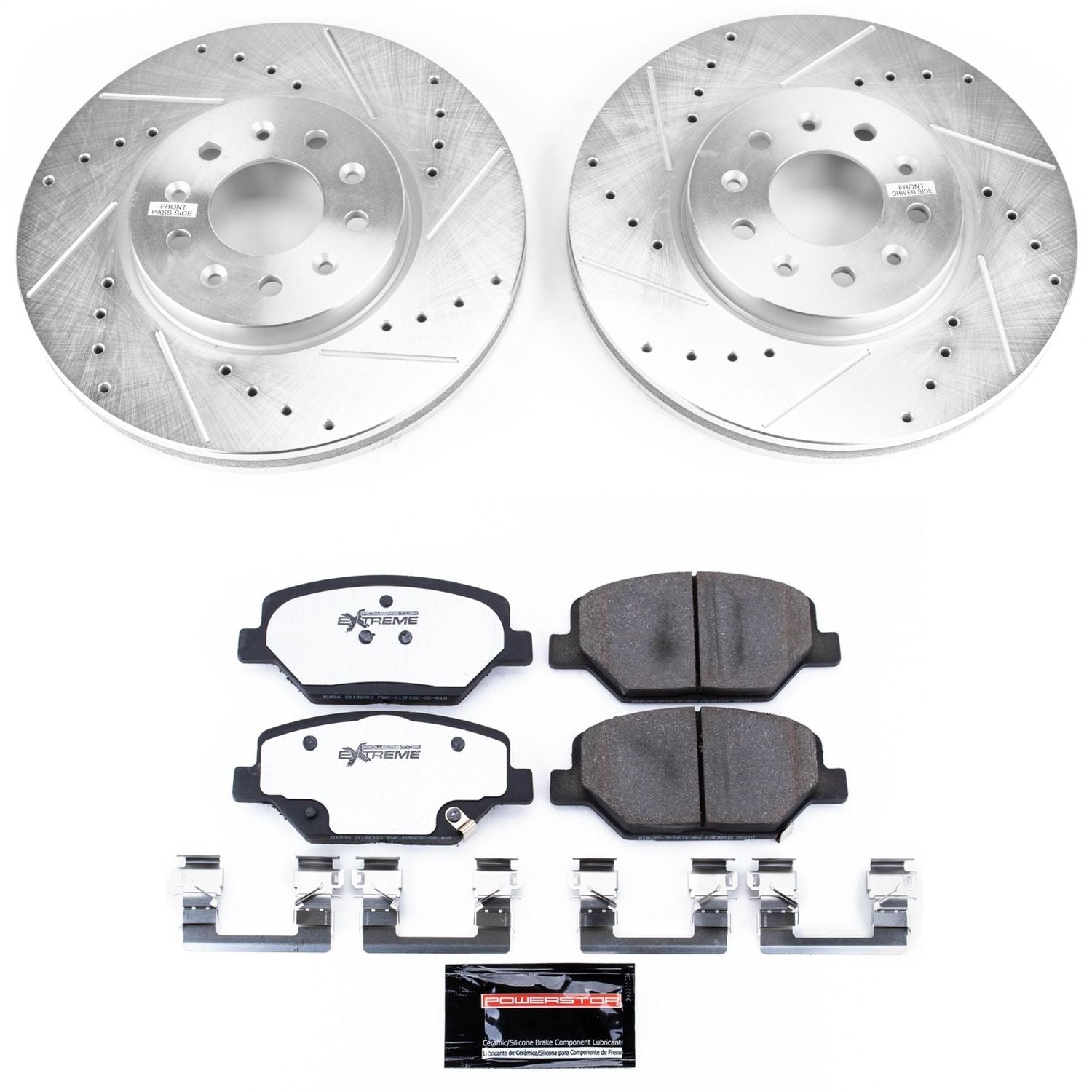 PowerStop Front Z26 Street Warrior Brake Kit | Buick Envision (16-18) (K7661-26)