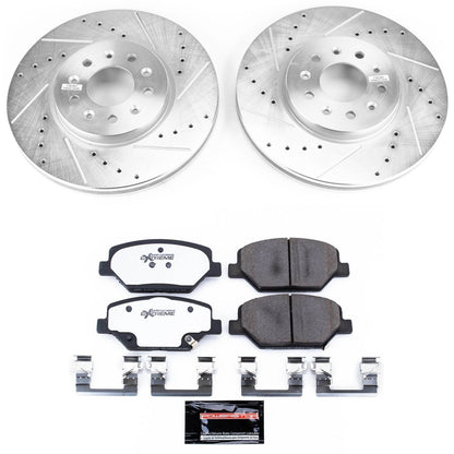 PowerStop Front Z26 Street Warrior Brake Kit | Buick Envision (16-18) (K7661-26)