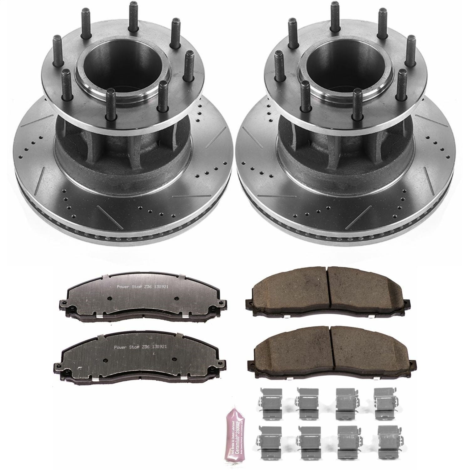 PowerStop Front Z36 Truck & Tow Brake Kit | Ford F-350 Super Duty (17-22) (K7669-36)