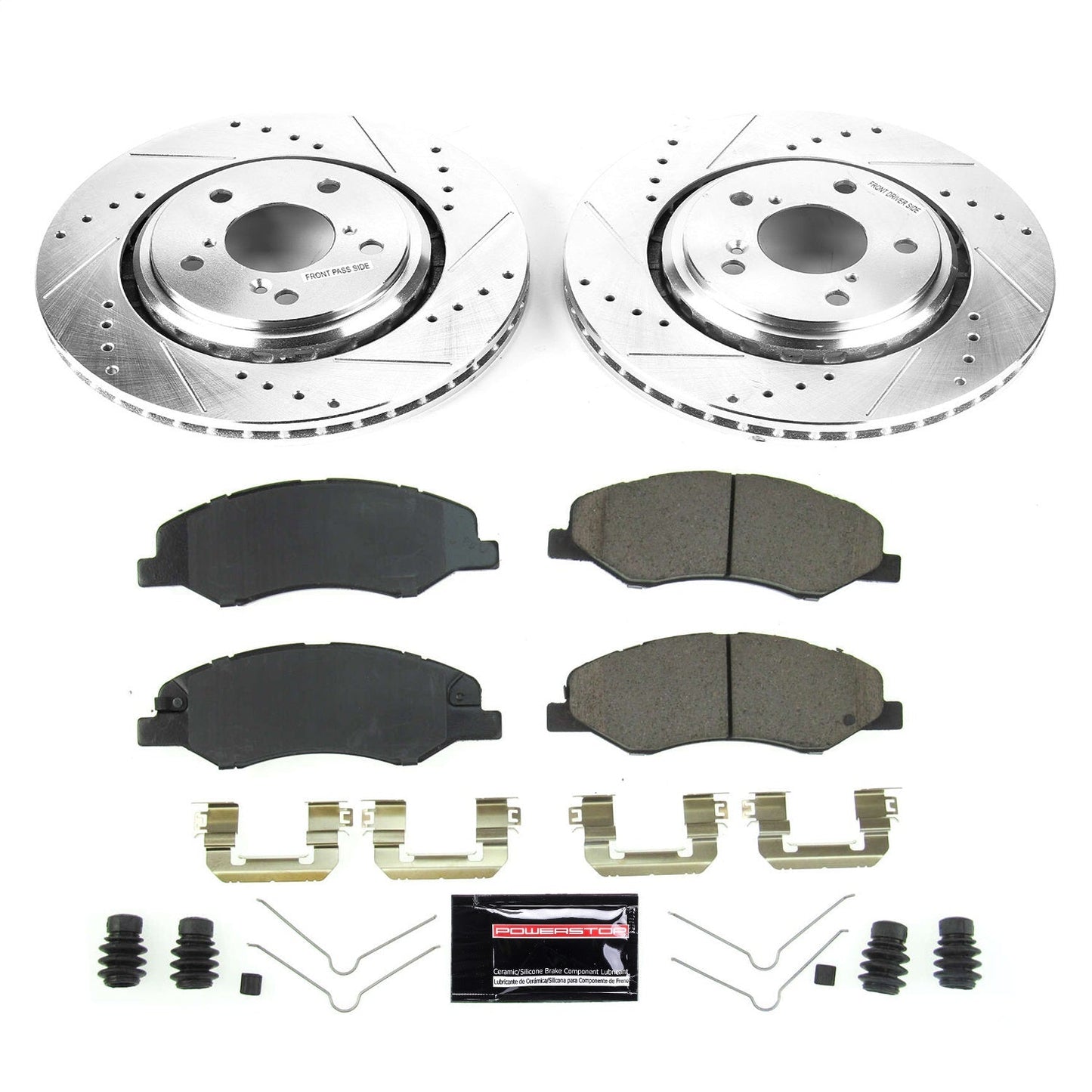 PowerStop Z23 Evolution Sport Front Brake Kit | Honda Odyssey (18-19) (K7670)