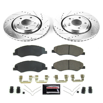 PowerStop Z23 Evolution Sport Front Brake Kit | Honda Odyssey (18-19) (K7670)