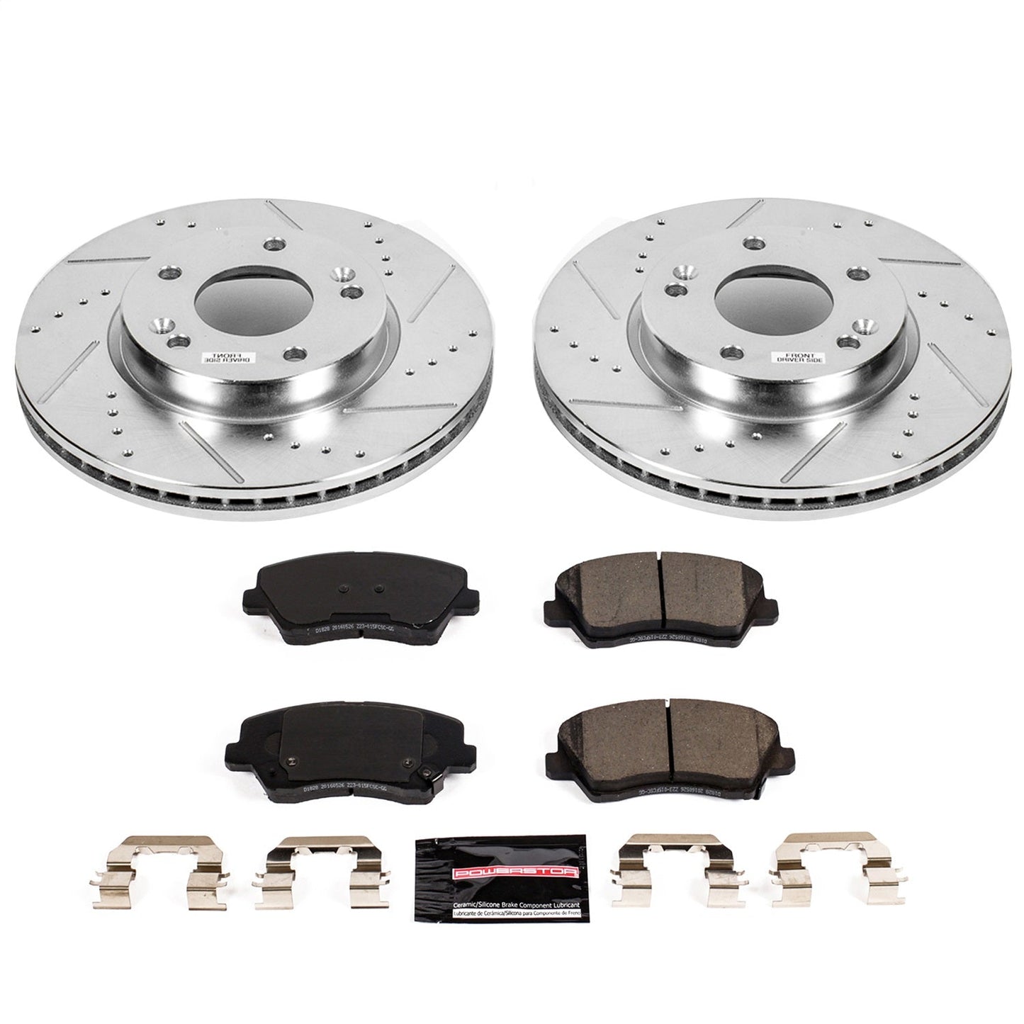 PowerStop Z23 Evolution Sport Front Brake Kit | Hyundai Veloster (16-17) (K7672)