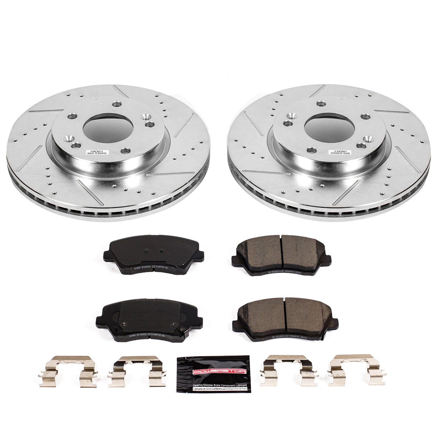 PowerStop Z23 Evolution Sport Front Brake Kit | Hyundai Veloster (16-17) (K7672)