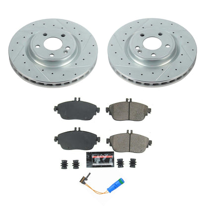 PowerStop Z23 Evolution Sport Front Brake Kit | Infiniti QX30 (17-19) (K7674)
