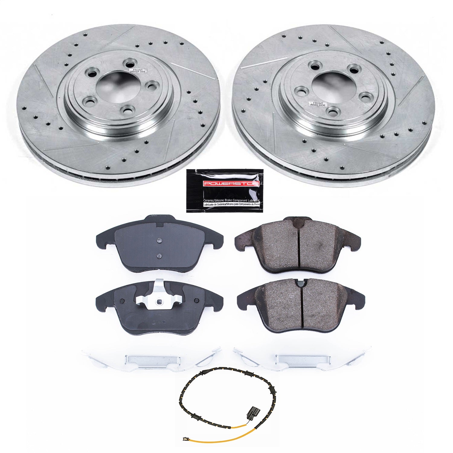 PowerStop Z23 Evolution Sport Front Brake Kit | Jaguar XF (13-15) (K7680)