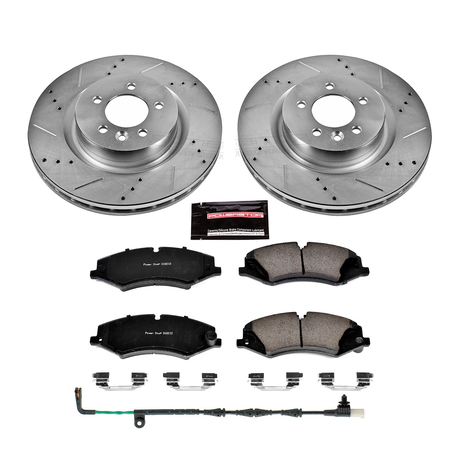 PowerStop Z23 Evolution Sport Front Brake Kit | Land Rover LR4 (11-16) (K7683)