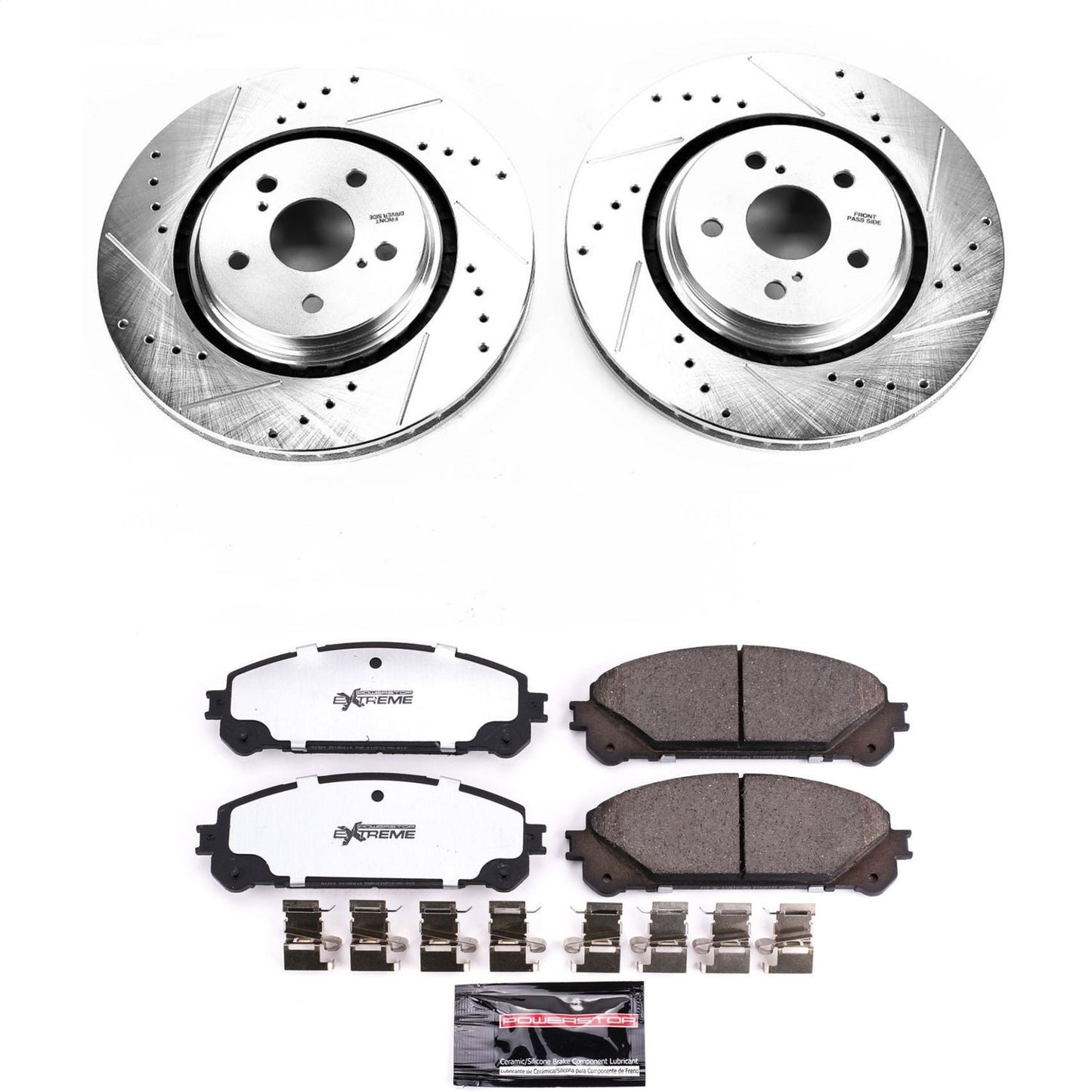 PowerStop Front Z36 Truck & Tow Brake Kit | Lexus RX350 (16-18) (K7688-36)